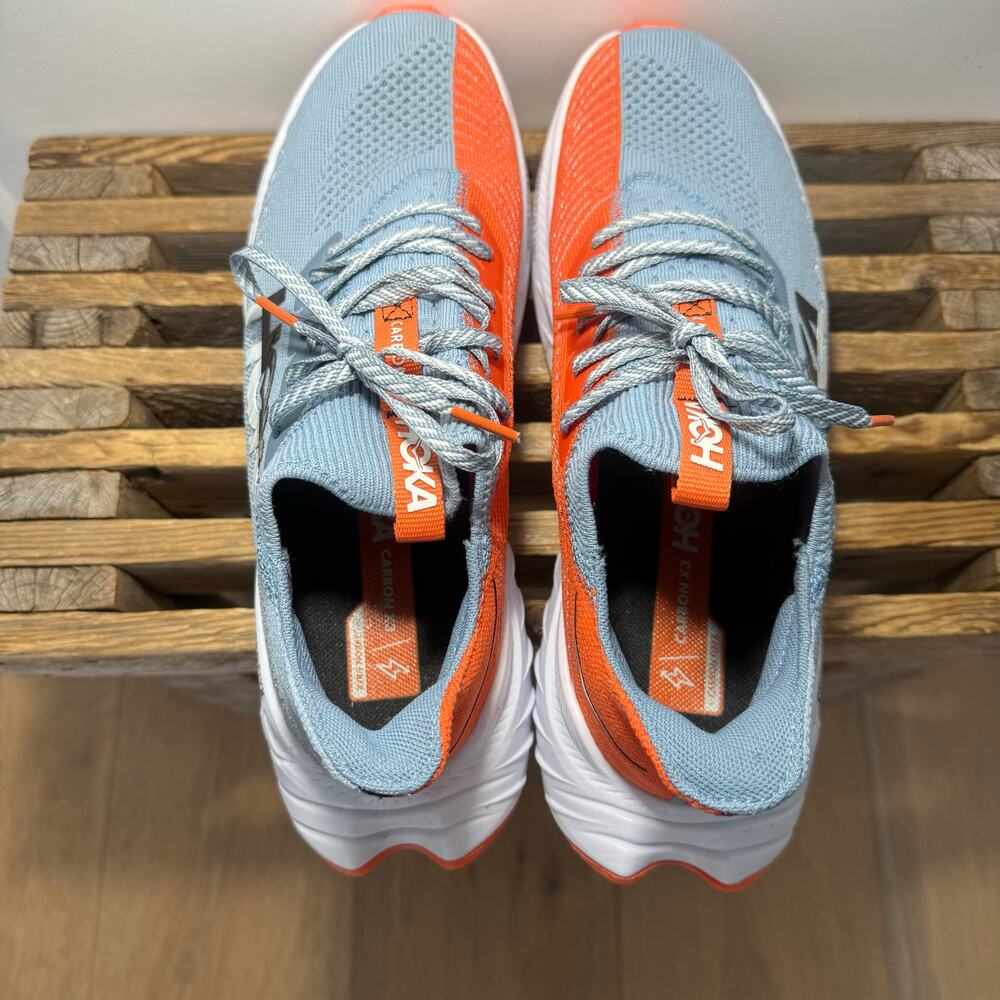 Hoka One One Carbon X 3 Casual Outdoor Running Shoes. Lightweight, Athletic Shoe - Picture 4 of 9